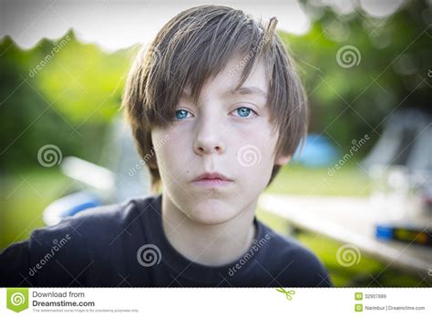Portrait Of A Teenage Boy, Self Confident Stock Image - Image of smart, face: 32907689