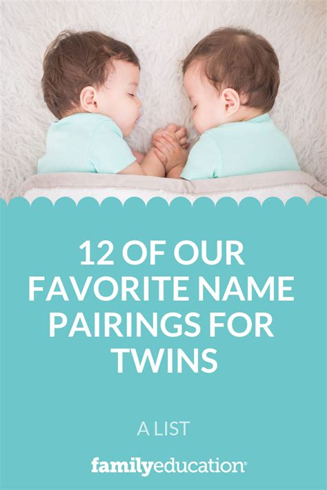 12 Name Pairing Ideas For Twins Twin Names Twins Baby Names