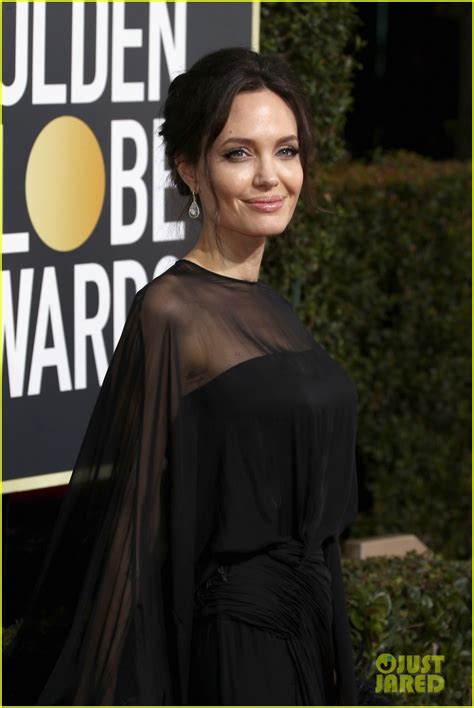 Photo Angelina Jolie Son Pax Wears Times Up Pin Golden Globes 2018 13