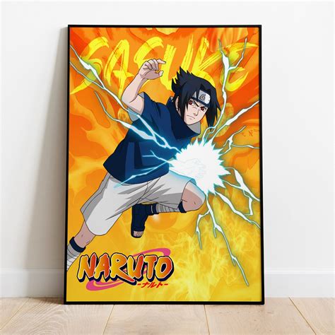 Sasuke Poster Naruto Customprinthaus