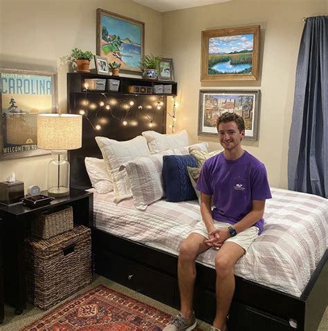 Dorms wired for high speed internet connections. Boy Dorm Room Decor in 2020 | Boys dorm room, High point ...