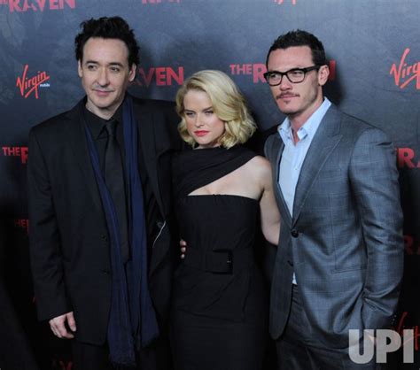 Photo John Cusack Alice Eve And Luke Evans Attend The Raven