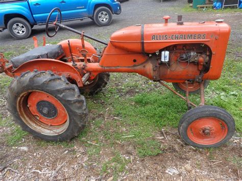Vintage Allis Chalmers Model B 1939 Farm Tractor Wplow And Bucket