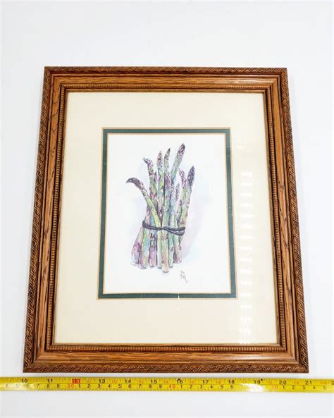 Julia Grainer Signed Framed Vegetable Prints