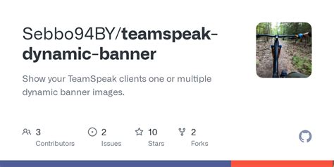 Github Sebbo94byteamspeak Dynamic Banner Show Your Teamspeak