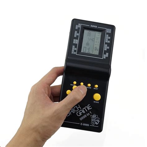 Retro Classic Tetris Handheld Game Lcd Electronic Gameboy Childhood