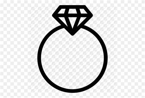 Wedding Ring Svg Files Diamond Ring Vector Images Silhouette Clip Art