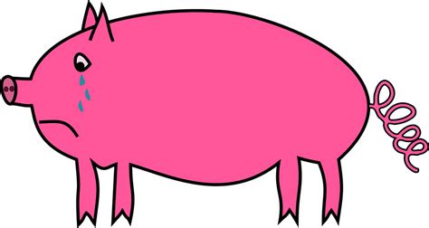 Animal Pig Sad · Free Vector Graphic On Pixabay