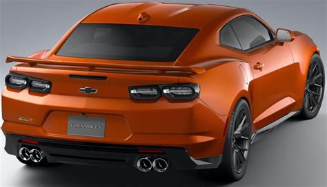 2022 Chevy Camaro Gets New Vivid Orange Color First Look