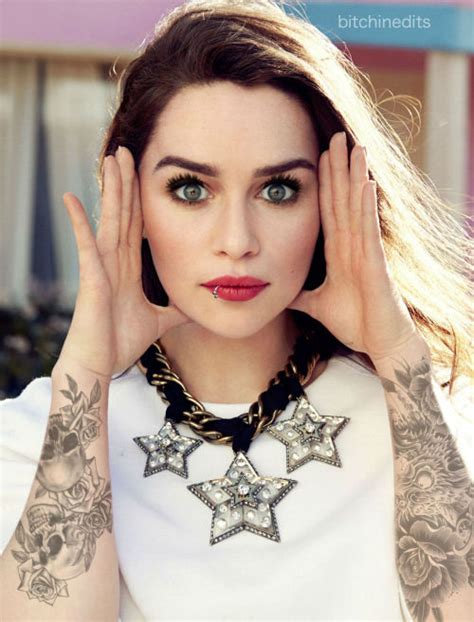 Emilia tattooed 3 small dragons on her wrist dedicating them to her children from game of thrones. emilia clarke tattoo | Tumblr