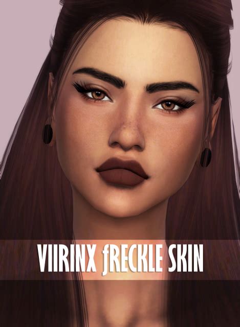 Sims 4 Ccs The Best Freckle Skin For Females By Viirinx Sims Vier