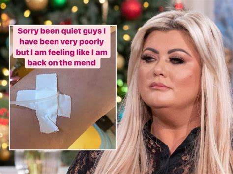 Gemma Collins Has Been Very Poorly And Shares Picture Of Drip In Arm Metro News