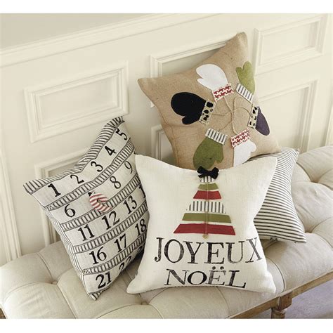 Holiday Burlap Pillow With Insert Ballard Designs