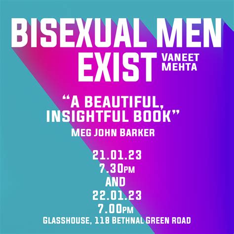 bisexual men exist book launch the common press