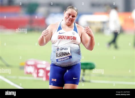 Great Britains Sophie Mckinna Competes In The Womens Shot Put Final
