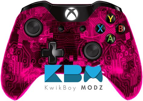 Custom Pink Camotech Xbox One Controller Kwikboy Modz