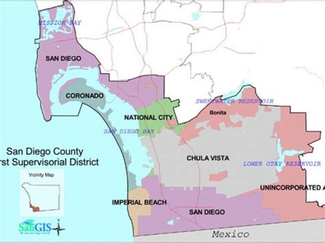 Sd County Board Of Supervisors Redistricting Plan To Trim District 1