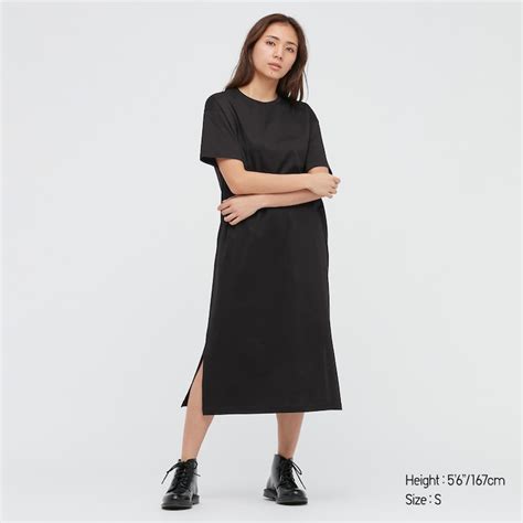 Uniqlo Mercerised Cotton Longline T Shirt Dress Dresscodes