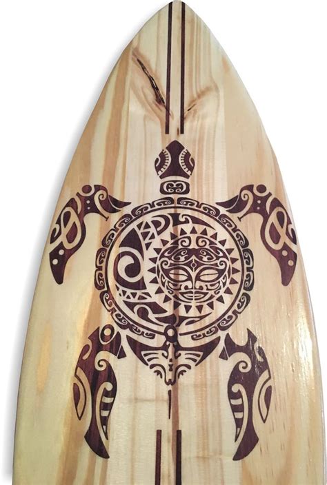 Surfboard Aloha Hawaii Surfboard Wall Art Signs Beach Tiki Etsy