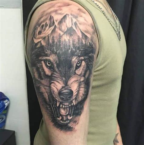 Your wolf tattoo doesn't necessarily need to feature an. Snarling Wolf Tattoo : Snarling Wolf By Diablo Inkjection ...