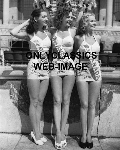 Sexy Miss America Marilyn Buferd Swimsuit Girls X Photo Pinup