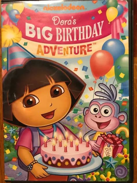 DORA THE EXPLORER Doras Big Birthday Adventure DVD Pop Up 40128 Hot