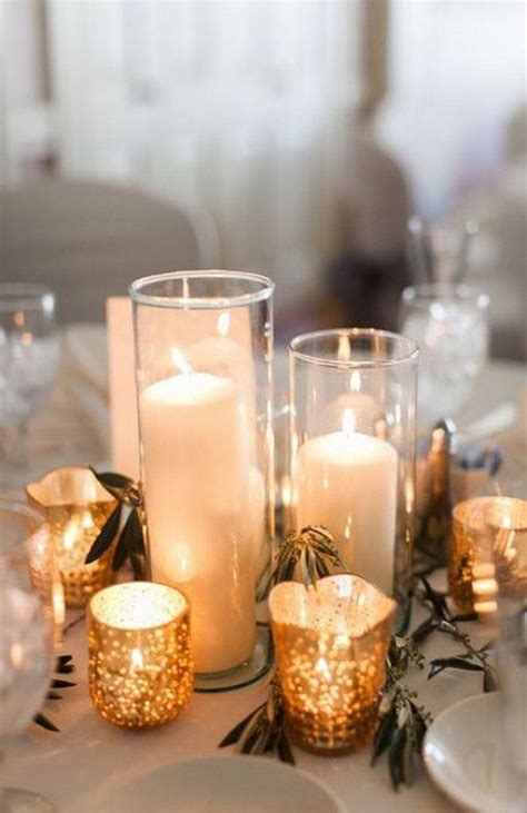 Winter Wedding Candle Centerpiece Ideas You Can Make At Home By Bride
