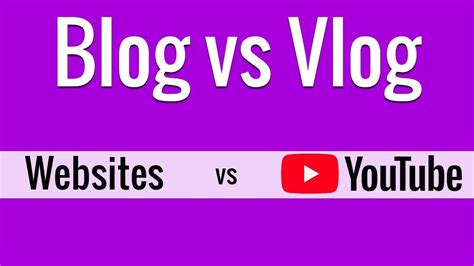 Blogging Vs Vlogging CÓmo Elegir Vlog Seo