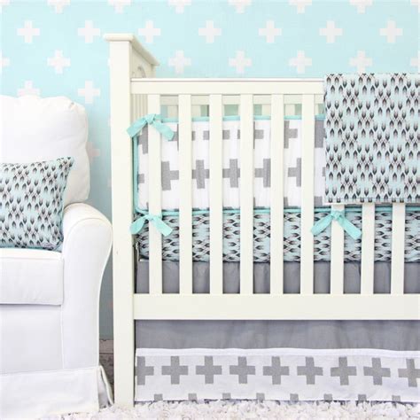 Nursery Design & Baby Bedding Style | Grey crib bedding, Crib bedding boy, Baby bedding sets