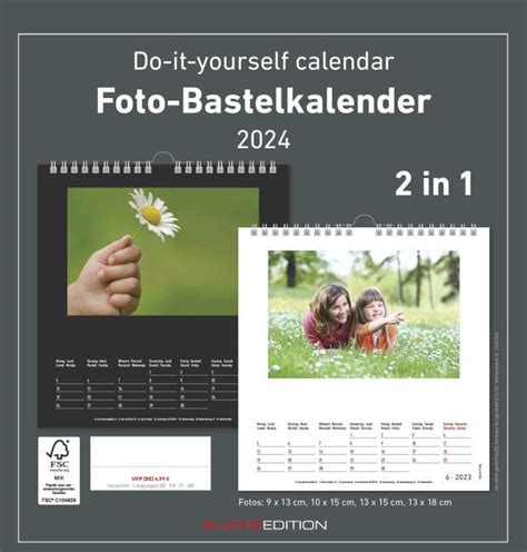 Foto Bastelkalender 2024 Spiralbindung Kulturbuchhandlung Jastram
