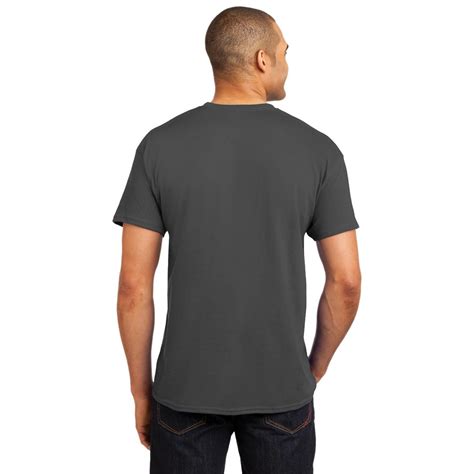 Hanes 5170 Comfortblend Ecosmart Cottonpolyester T Shirt Smoke Grey