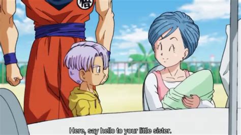 Vegeta Holds Bulla For The First Time Youtube