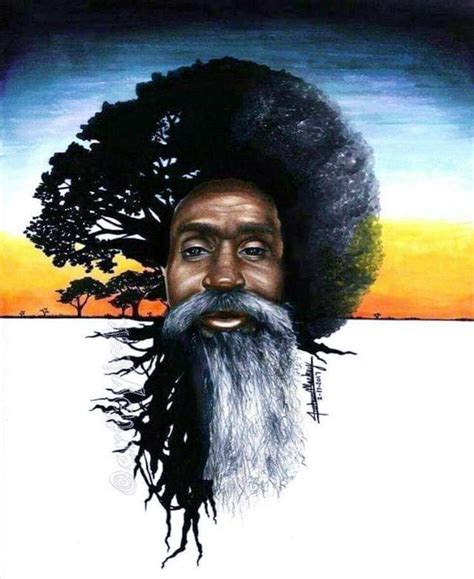God Of Nature And Old Age African American Art Afrocentric Art Black Art Pictures