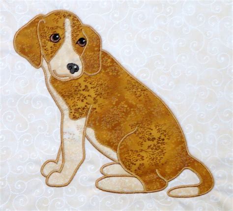 Beagle From Darcy Ashtons Small Dogs Applique Designs Dog