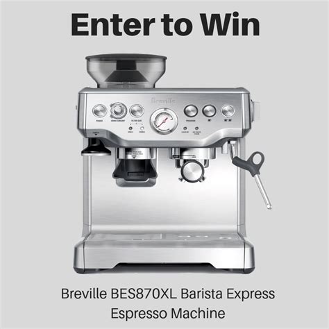 Coffee machine breville barista express bes870xl parts. Win a Breville BES870XL Barista Express Espresso Machine ...