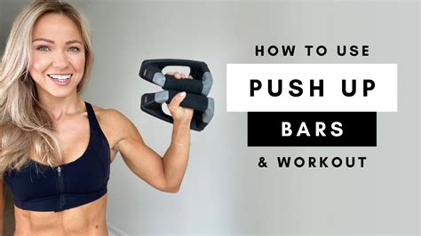 15 Min Push Up Bars Workout And How To Guide At Home Youtube