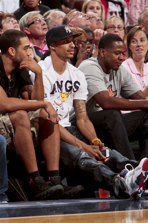 George Hill At An Indiana Fever Game Brooklyn Street Style Indiana