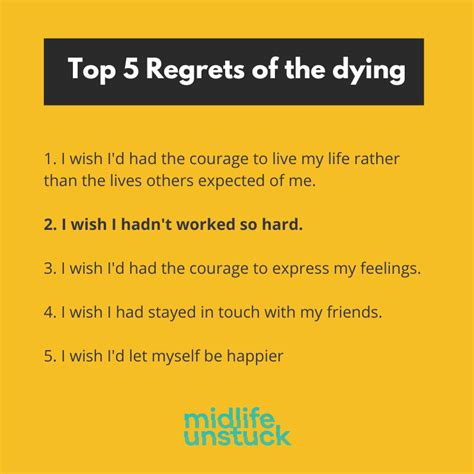 Top 5 Regrets Of The Dyingno 2 Will Impact Your Midlife Career Today
