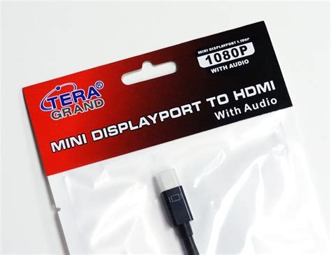 Tera Grand Premium Mini Displayport To Hdmi Adapter Cable With Audio