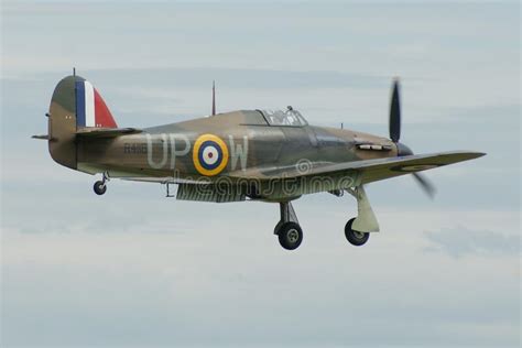 1940 Raf Hawker Hurricane Battle Of Britain Fighter Aircraft Editorial