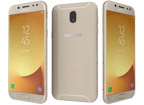 3d Samsung Galaxy J5 2017 Gold Cgtrader