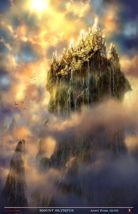 I love this story and think that this is the perfect end for the heroes of olympus series but their is a big spoiler at the end and i lost the book. Mount Olympus by andyparkart | Fantasy artist, Greek ...