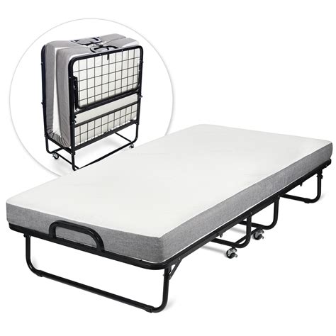 Milliard Diplomat Folding Bed Twin Size With Luxurious Memory Foam