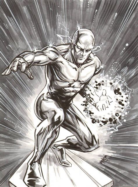 Silver Surfer Sketch Lores By Eric Henson On Deviantart Drawing