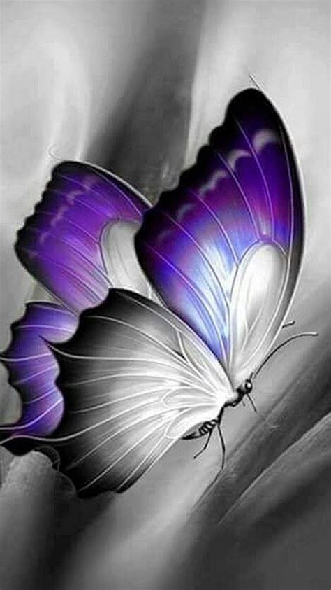 Wallpaper... By Artist Unknown... | Butterfly painting, Butterfly
