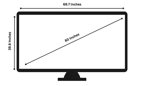 Understand How Wide An 80 Inch Tv Is Room Size And Viewing Distances