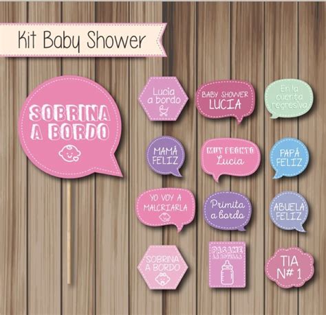 Kit Imprimible Carteles De Baby Shower Niña Para Imprimir Gratis
