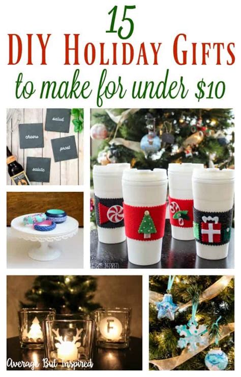 15 Diy Holiday T Ideas For Under 10