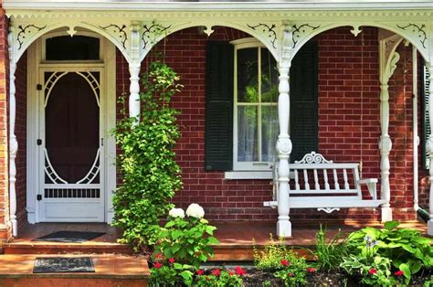 27 Red Brick House Front Porch Ideas