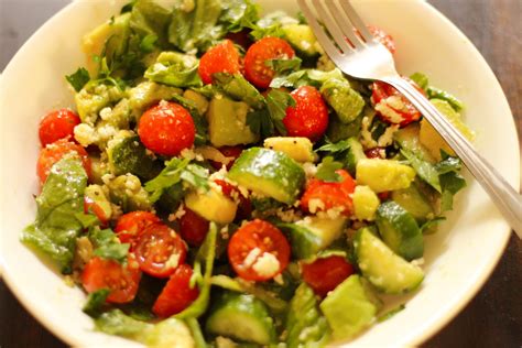 Tomato Cucumber Avocado Salad More Than Curry